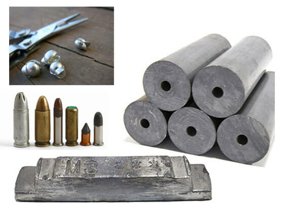 Lead ingots for fishing weights/bullets - sporting goods - by